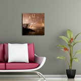 Wallity zidni sat Msk-39, 40x40 cm, Braon Cene