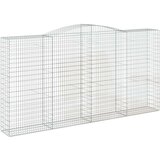  Lučne gabionske košare 3 kom 400x50x200/220cm pocinčano željezo | shoptok.hr