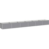  Povišeni vrtni krevet Siva 600 x 80 x 55 cm | shoptok.hr
