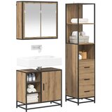  Set namještaja za kupaonicu 3 kom. Umjetnički hrast | shoptok.hr