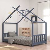Maison Chic Otroška postelja - Otroški ležaj - Otroški posteljni okvir siv iz trdne borovine 80x160 cm, (21698317) | Shoptok.si
