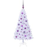  Umjetno božićno drvce Bijela 120 cm PVC i čelik | shoptok.hr
