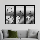 Wallity zidna dekoracija Scenic Trio B, Crna Cene