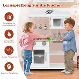  Dječja Igračka kuhinja, kuhinjski set, dim. 60 x 30 x 83 cm, bijela | shoptok.hr