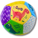 Set od tri mekane lopte s motivom veselog dinosaura - 9cm | Shoptok.si