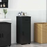vidaXL Kupaonski ormar Crna 30 x 35 x 80 cm Konstruirano drvo | shoptok.hr