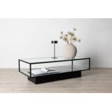 Furniture Fashion Maglehem klub stolić 130 × 60 cm, crni | shoptok.hr