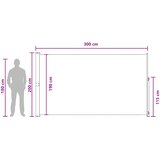  Retraktabilna bočna tende 200 x 300 cm | shoptok.hr