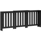 vidaXL Pokrov Radiatorja Črni Hrast 205x21.5x83.5 cm | Shoptok.si