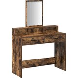 Toaletni stol s ladicama Dimljeni hrast 100 x 41 x 140 cm | shoptok.hr