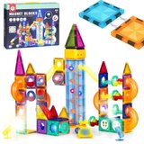  Magnetni set za sestavljanje TUNEL, Marble Run – 134 delov | Shoptok.si