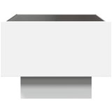  Bočni stolić LED bijeli 40 x 40 x 30 cm od konstruiranog drva | Eponuda.ba
