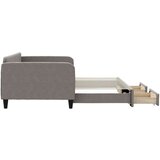 vidaXL Izvlečna dnevna postelja s predali taupe 100x200 cm blago, (20936454) | Shoptok.si