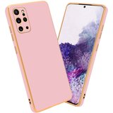 Cadorabo Ohišje, združljiv s Samsungom v sijajnem roza - zlati - zaščitni pokrov iz fleksibilnega silikona TPU in z zaščito pred kamero, (20596614) | Shoptok.si