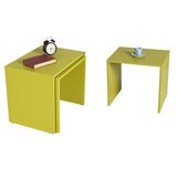 Hanah home Klub stolić Shp-103-Yy-1, 55x47x40 cm, 3 dijela, Žuta | Eponuda.ba