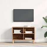 TV kabinet s drvenim nogama Starinsko drvo 69.5x30x50 cm | shoptok.hr