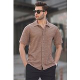 Madmext Shirt - Brown - Regular fit Cene