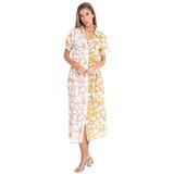 Isla Bonita By Sigris Dolge obleke Dolga Midi Obleka Rumena | Shoptok.si
