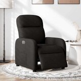vidaXL Električni naslonjač od tkanine crni | shoptok.hr
