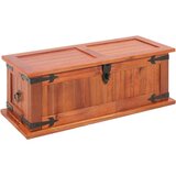 3 Skrinje za shranjevanje 3 kosi trden akacijev les | Shoptok.si