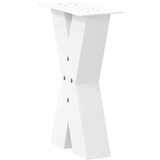  Noge za stolić u obliku slova X 2 kom bijele 38x(42-43) cm | shoptok.hr