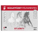 ICO Student pollesni zvezek za skice spiralne vezave B5 | Shoptok.si