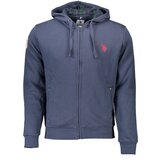 U.S. Polo Assn. US POLO MEN&#39;S BLUE SWEATSHIRT WITH ZIP Cene