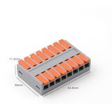INF Kabel za hitro ožičenje 8 vhodov 8 izhodov Kompakten električni priključek, (21554191) | Shoptok.si
