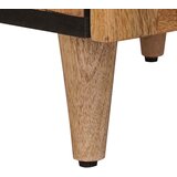  Highboard s vratima Prirodna 40 x 33 x 110 cm Čvrsto drvo manga | Eponuda.ba