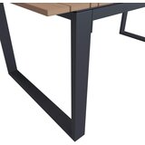 Bessagi Garden Vrtna Miza Ruby, Temno Siva, Barva Tikovine, 210x100 | Shoptok.si