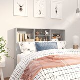 vidaXL Uzglavlje s ormarićem siva boja betona 120 x 19 x 103,5 cm Cijene