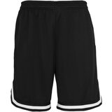 Urban Classics Stripes Mesh Shorts blkblkwht | shoptok.hr