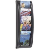 Paperflow Stensko držalo za prospekte, 5 predelkov za format DIN A5, črna, DE 2 kosa | Shoptok.si