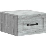  Noćni ormarić za montažu na zid Siva sonoma 34,5 x 33 x 20 cm | shoptok.hr