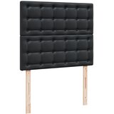  s oprugama i madracem crni 120 x 200 cm od umjetne kože | shoptok.hr