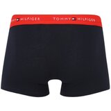 Tommy Hilfiger Underwear Boksarice 'Essential' modra / ognjeno rdeča / črna / bela | Shoptok.si