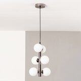  Brilagi - LED luster na sajli MILLA 6xG9/3W/230V crni hrom/bela | Eponuda.com