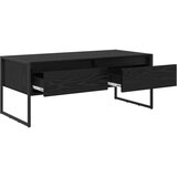 vidaXL Kava Stol Crni hrast 100 x 46 x 40 cm Konstruirano drvo | shoptok.hr