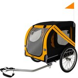  Purlov Biciklistička Prikolica za Pse do 40 kg – Transportna Prikolica za Bicikl za Velike Pse | Shoptok.si