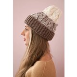 Kesi Women's cap Samara K346 cappuccino+ecru | shoptok.hr