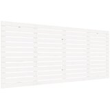  Zidno uzglavlje bijelo 206x3x91,5 cm od masivne borovine | shoptok.hr