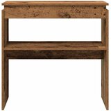 vidaXL konzolna miza Stari les 80x30x80 cm inženirski les | Shoptok.si