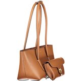 Coccinelle Double Beat Medium ženska kožna torba 28x16x14 cm smeđa | shoptok.hr