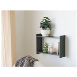 House Nordic Zidna polica Bamberg 50 x 14,5 x 35 cm boja: zelena | shoptok.hr