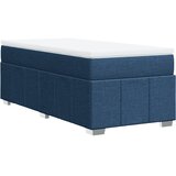  Krevet s oprugama i madracem plavi 90 x 200 cm od tkanine | shoptok.hr
