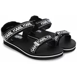 Karl Lagerfeld Otroški sandali črna barva