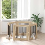 Vrata za pse s postoljem 6 pcs Hrast sonoma 80 x 80 cm | shoptok.hr