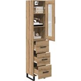  Highboard Umjetnički hrast 34,5 x 34 x 180 cm Konstruirano drvo | shoptok.hr