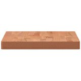 Stolna ploča 80 x 40 x 4 cm pravokutna od masivne bukovine | shoptok.hr