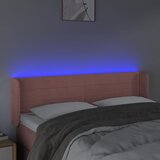  LED uzglavlje ružičasto 147x16x78/88 cm baršunasto | Eponuda.com